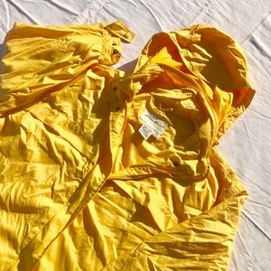 Vintage Eddie Bauer Yellow Windbreaker Jacket